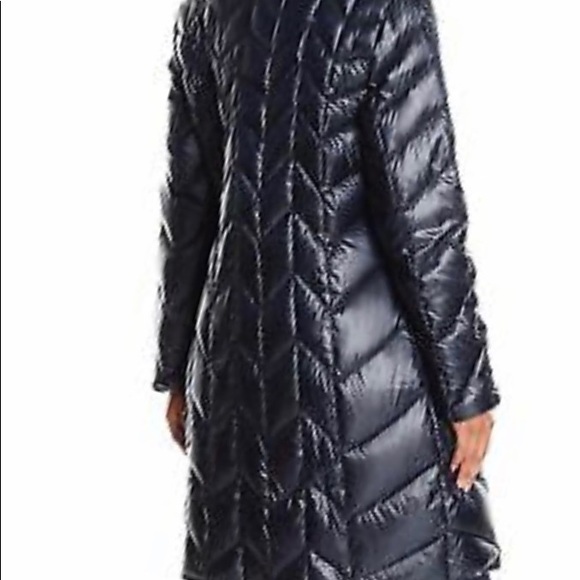 🌟HP🌟NWT Via Spiga chevron quilted slim down coat - Picture 9 of 13